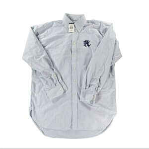 Polo Ralph Lauren M Quiet Money Striped Boyfriend Fit Classic Beachwear Vacation